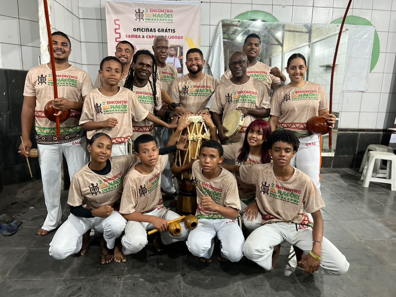 Oficina de Capoeira com Mestre Ping-Pong da ANAC