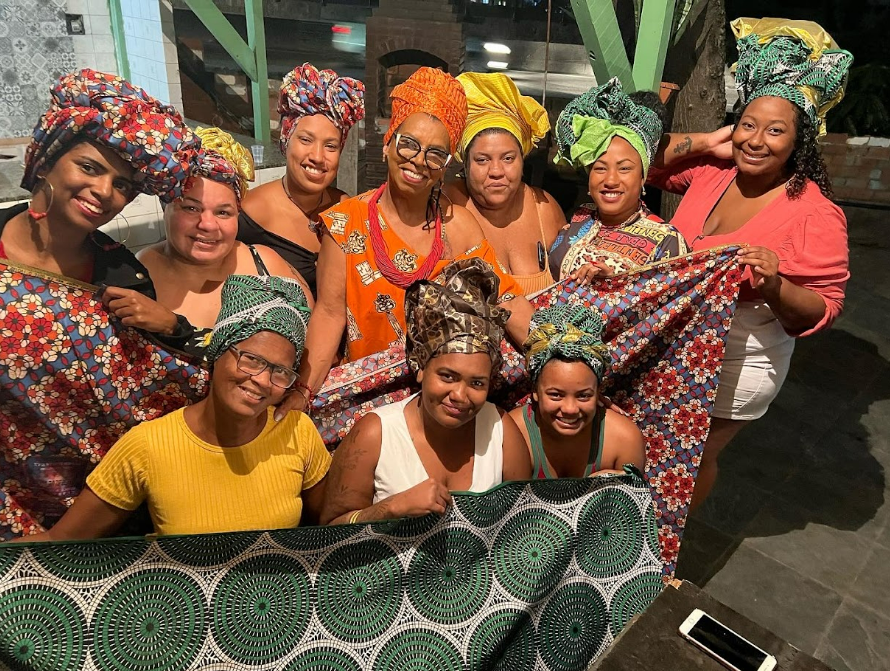 Oficina de Turbante — grupo participante