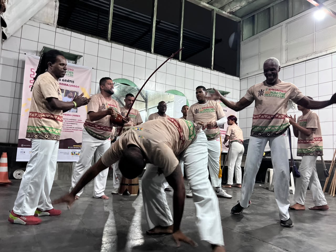Oficina de Capoeira com Mestre Ping-Pong da ANAC