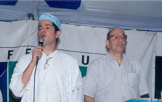 Marcelo Fritz, recém-iniciado no Candomblé